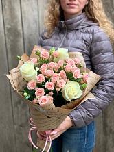 Букет цветов из:  Розы в Каменке