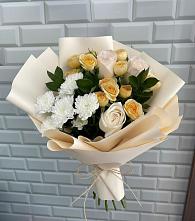 Букет цветов из:  Розы и Хризантемы #REPLACE_PRED# Каменке
