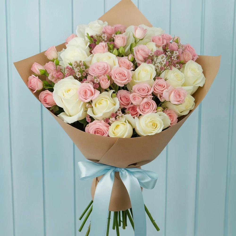 Букет цветов из: Розы в Каменке
