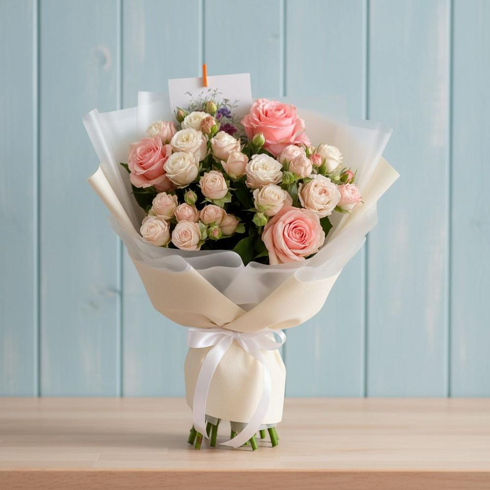 Букет цветов из: Розы в Каменке