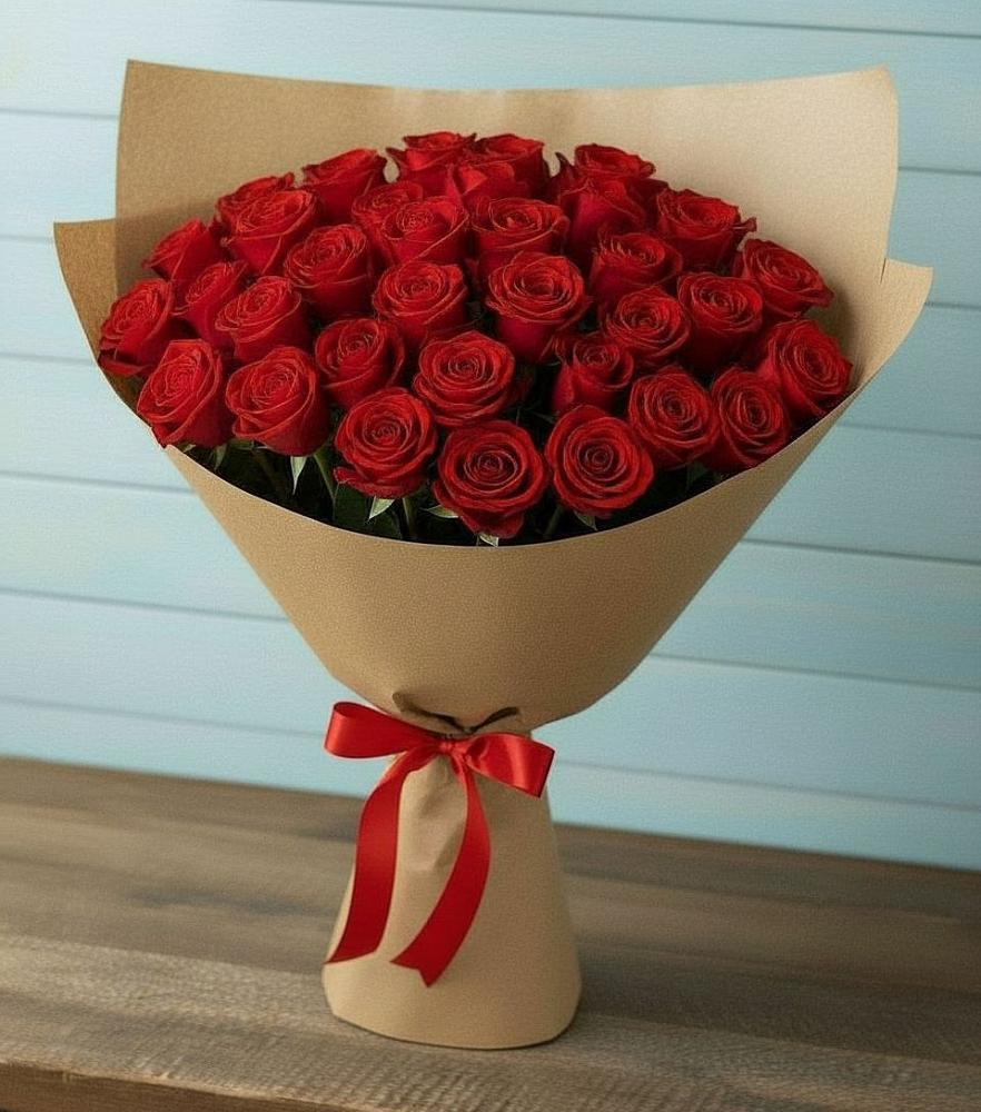 Букет Красные розы Милано в Каменке