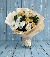 Букет цветов из:  Розы и Хризантемы в Каменке