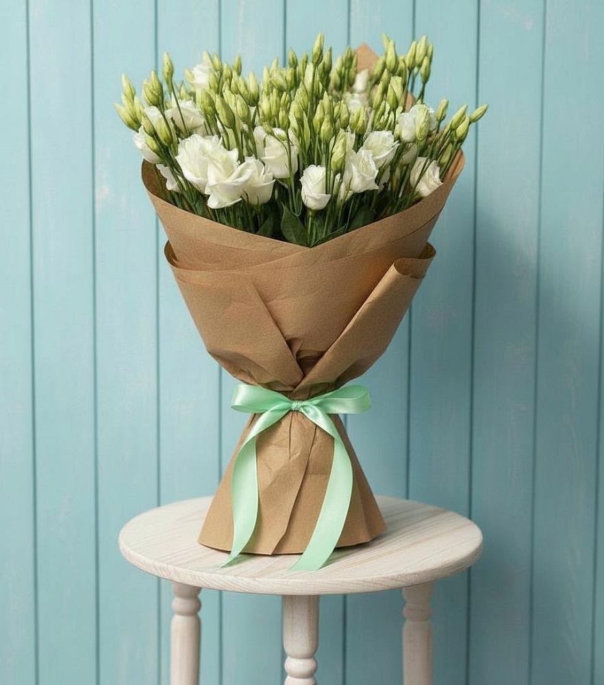 Букет цветов из: Лизиантусы в Каменке