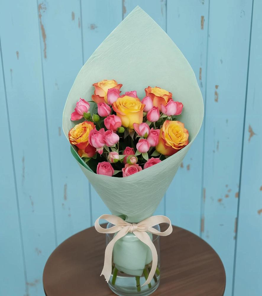 Букет цветов из: Розы в Каменке