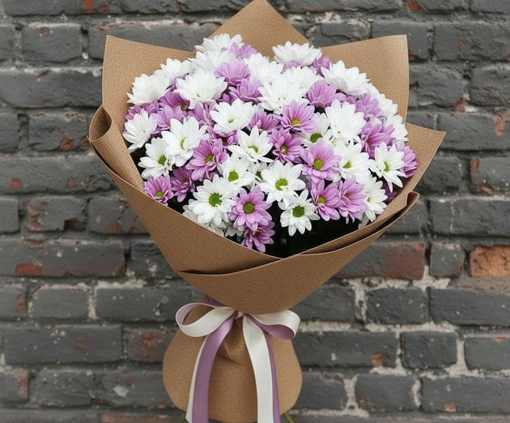 Букет цветов из: Хризантемы в Каменке