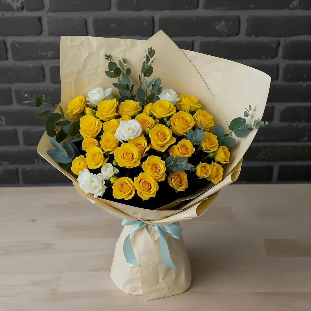 Букет цветов из: Розы в Каменке