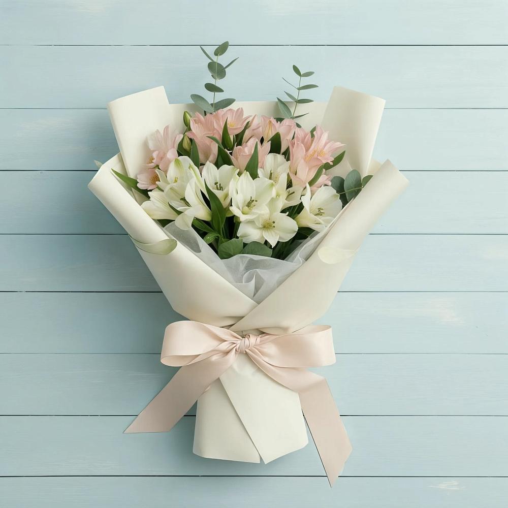 Букет цветов из: Альстромерии в Каменке