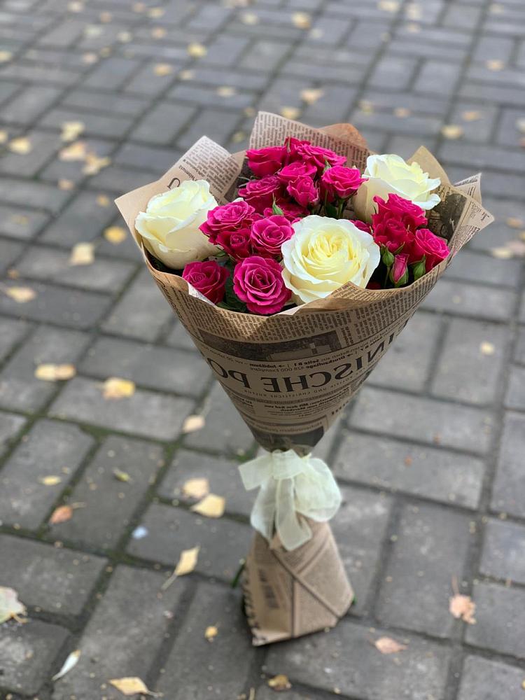 Букет цветов из: Розы в Каменке